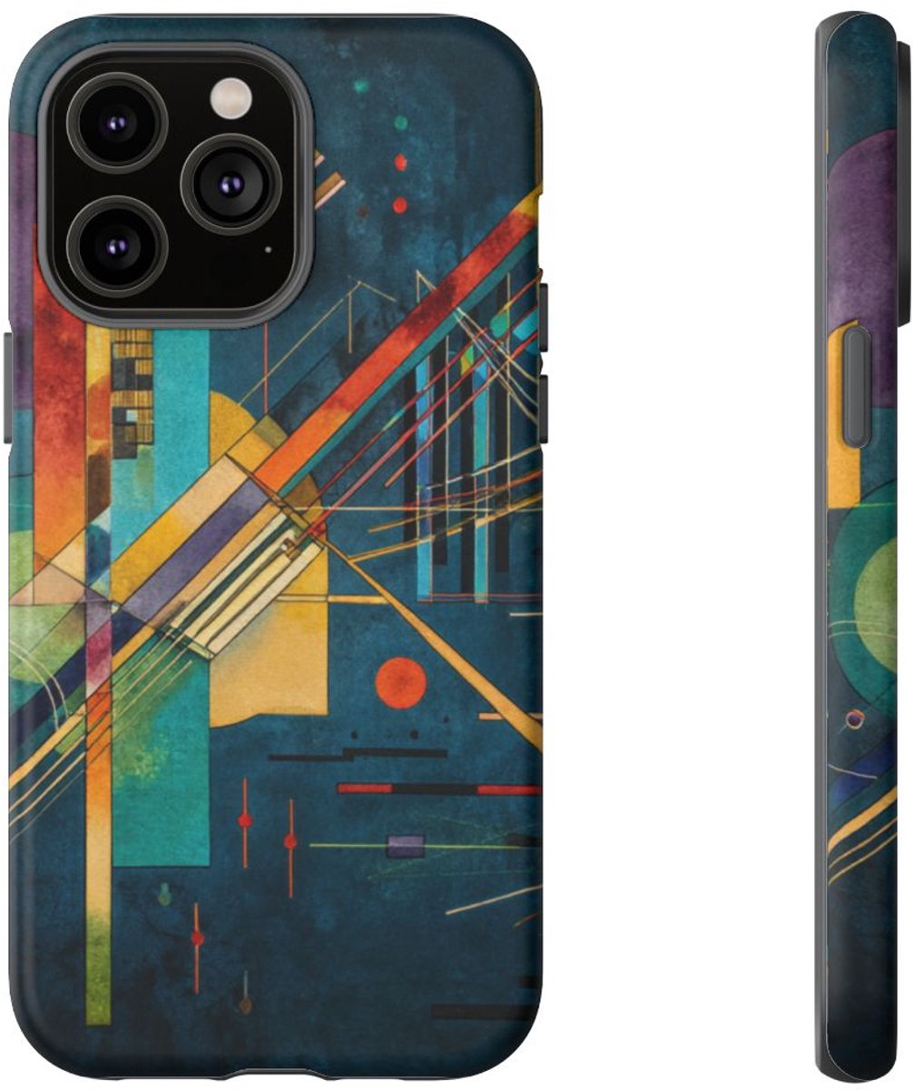 Abstracte Geometrische Kunst – Telefoonhoesje Geschikt voor iPhone 14 Pro Max
