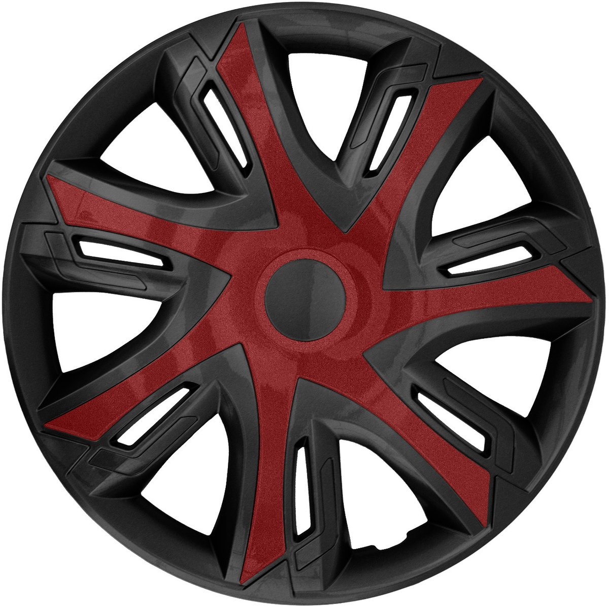 Enjoliveurs Volant NRM Draco CS 14 - Noir/Argenté, Lot De 4