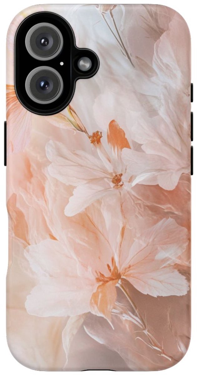 Luchtige Pastelbloemen Abstract – Telefoonhoesje Geschikt voor iPhone 16