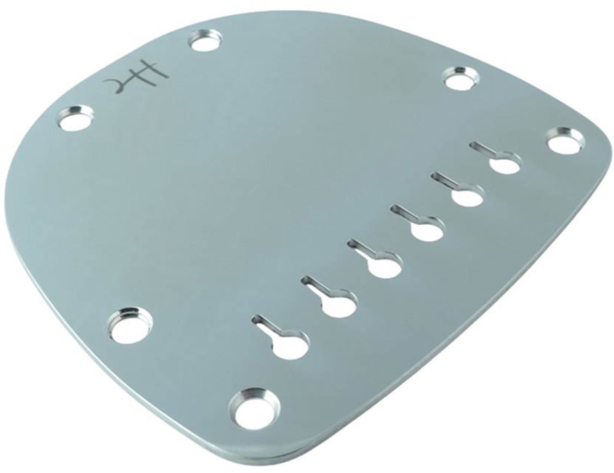Halon JHP-32-2 Hardtail Conversieplaat voor JM/JG Gitaar – Chroom Hoogglans