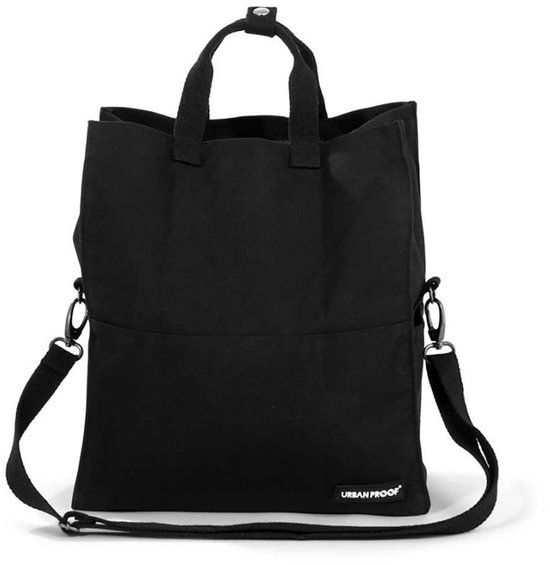 Gerecyclede fietstas Urban Proof City Tote Bag 22L 36 x 32 x 19cm - Zwart van Urban Proof — afbeelding 3