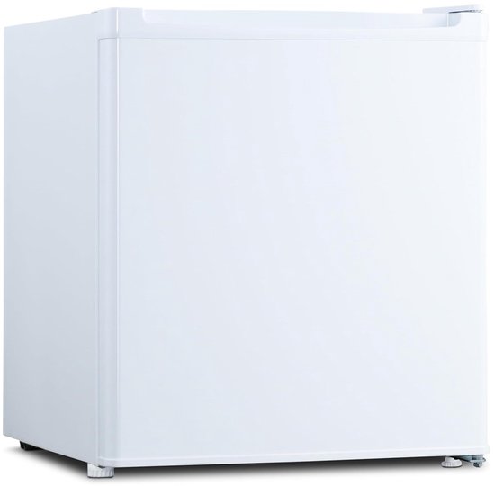Nurion Mini Koelkast 40L Compact Vrijstaand Wit – Kleine Koelkast Stil Tafelmodel Minibar