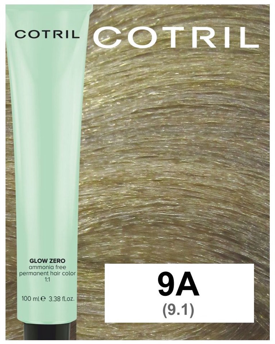 Cotril Color Glow Zero 9A zeer lichtblonde as