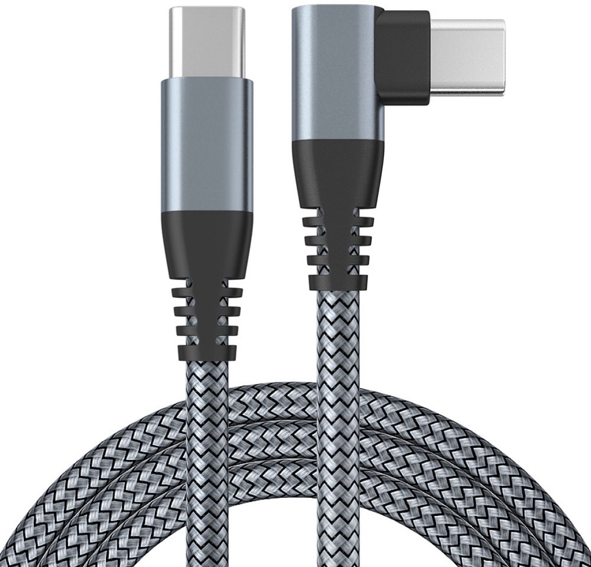 USB-C-oplader met haakse connector 60 W snelladen