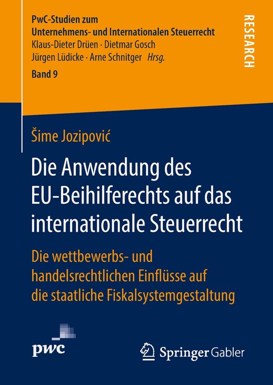 Die Anwendung des EU Beihilferechts auf das internationale S ... - cover