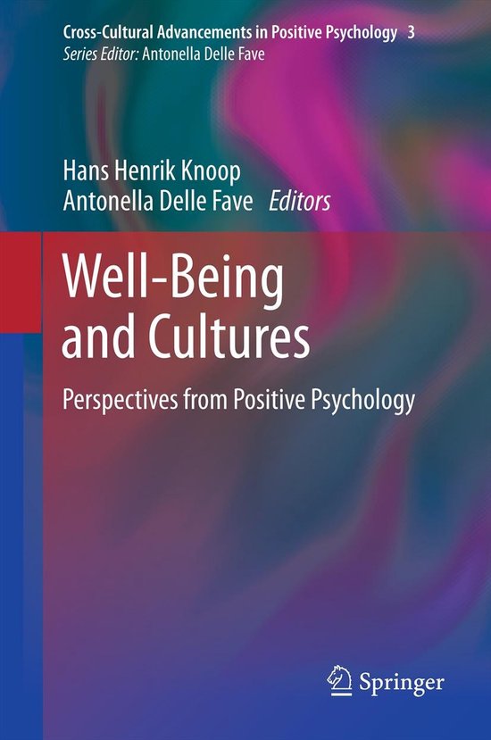 Well-Being And Cultures - cover