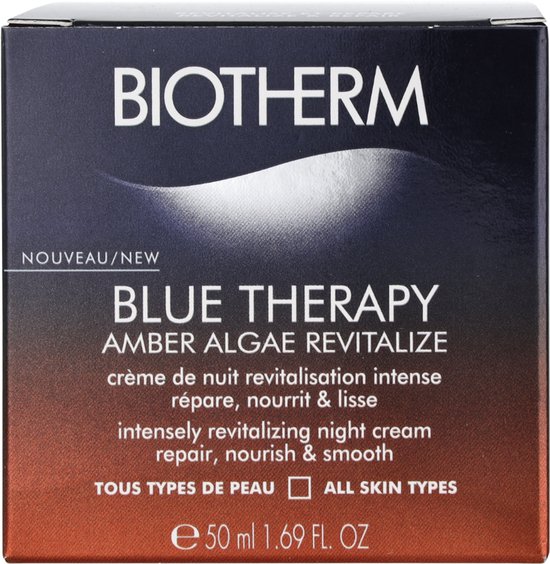 Biotherm Blue Therapy Amber Algae Revitalize, nachtcrème, 50ml.