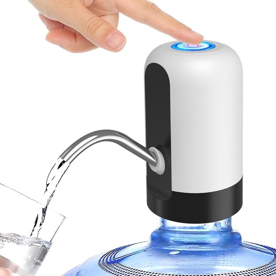 Pompe à eau en bouteille - Distributeur d'eau électrique pour la maison - Grande pompe à eau - Pompe à eau - Distributeur d'eau automatique rechargeable par USB - Portable