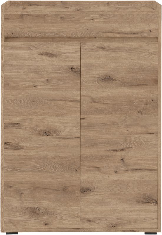 Minimalistisch Wit Dressoir – Grote Opbergruimte – 4 Deuren Met Push Open Systeem Meubel Voor Woonkamer En Entree