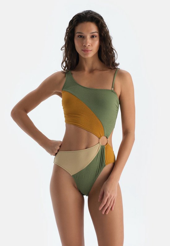 Dagi Monokini met Uitneembare Vulling, Vaste Bandjes en Zonder Beugel