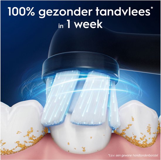 Oral-B Opzetborstels iO Gentle Care Zwart - 4 stuks