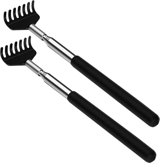 Giantree Telescopische Vork, 22-64 cm, Roestvrij Staal, Lange Handgreep, Voor Grillen en Dessert (1 Stuk