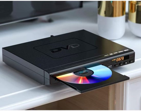 DVD speler - USB multifunctionele speler - met AV-kabel, CD-speler, met afstandsbediening — afbeelding 3