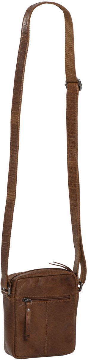 Daniel Ray Port Hedland Leren Schoudertas / Crossbodytas - Cognac