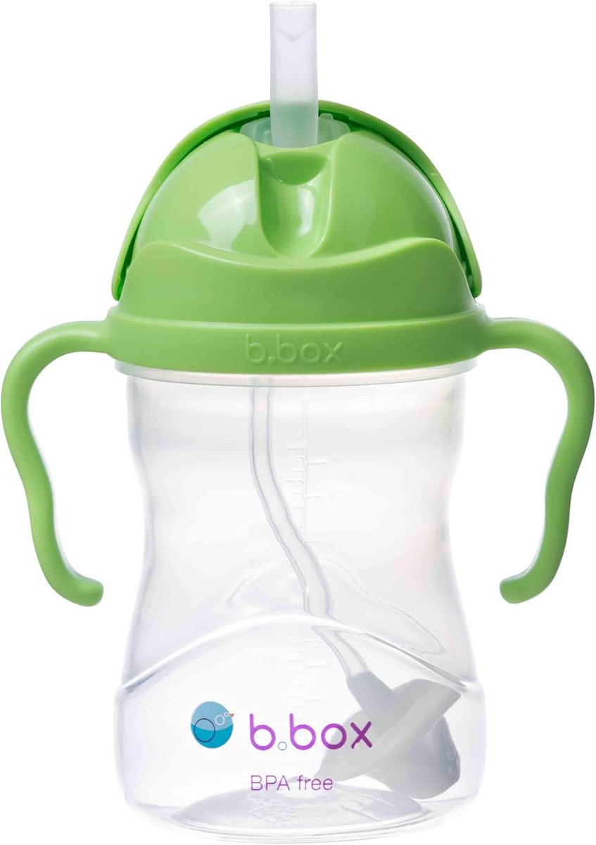 Goedkoopste b.box Drinkbeker | Drink Vanuit Elke Hoek | Klapdeksel, Verzwaard Rietje, Lekvrij en Eenvoudige Grip | BPA-vrij, Vaatwasserbestendig | Vanaf 6 Maanden | 240 ml