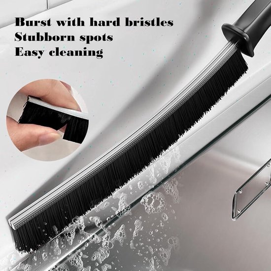 PARENCE Set Van 2 Schoonmaakborstels, 24 Cm Veelzijdig Afwasborsteltje Voor Pannen Wasbakken En Keukengerei Ergonomisch Handvat 3403441722