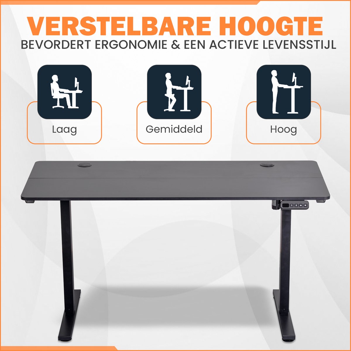 LG Zit-Sta Bureau Elektrisch 140x60cm thumbnail 7