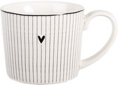 Clayre & Eef Mok 275 ml Wit Porselein Hart