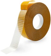 Dubbelzijdige sterke tape - 2,5 cm * 20 m - Textieltape - Multifunctionele dubbelzijdige tape - Transparante tape - Tapijttape - Traceless tape - Sterke tape met hoge viscositeit