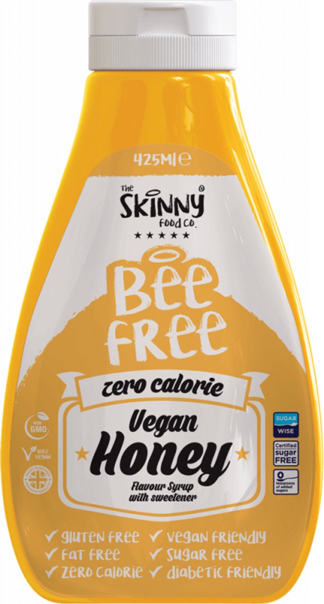 Skinny Foods Skinny Syrup (425ml) Honey - Functionele voeding - Sauzen/Siropen