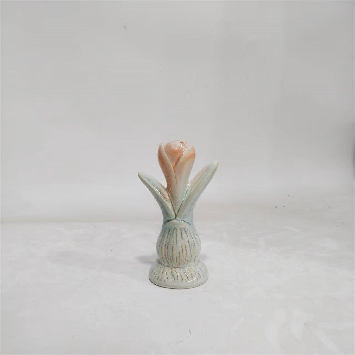 homebound by ky Aardewerk tulpenvaas oranje