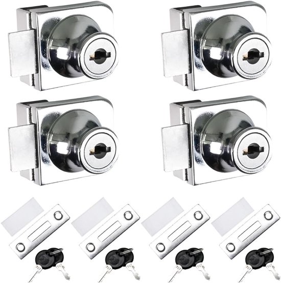 Lips RVS sluitplaat voor schuifdeursloten 2477R Lips RVS sluitplaat voor schuifdeursloten 2477R