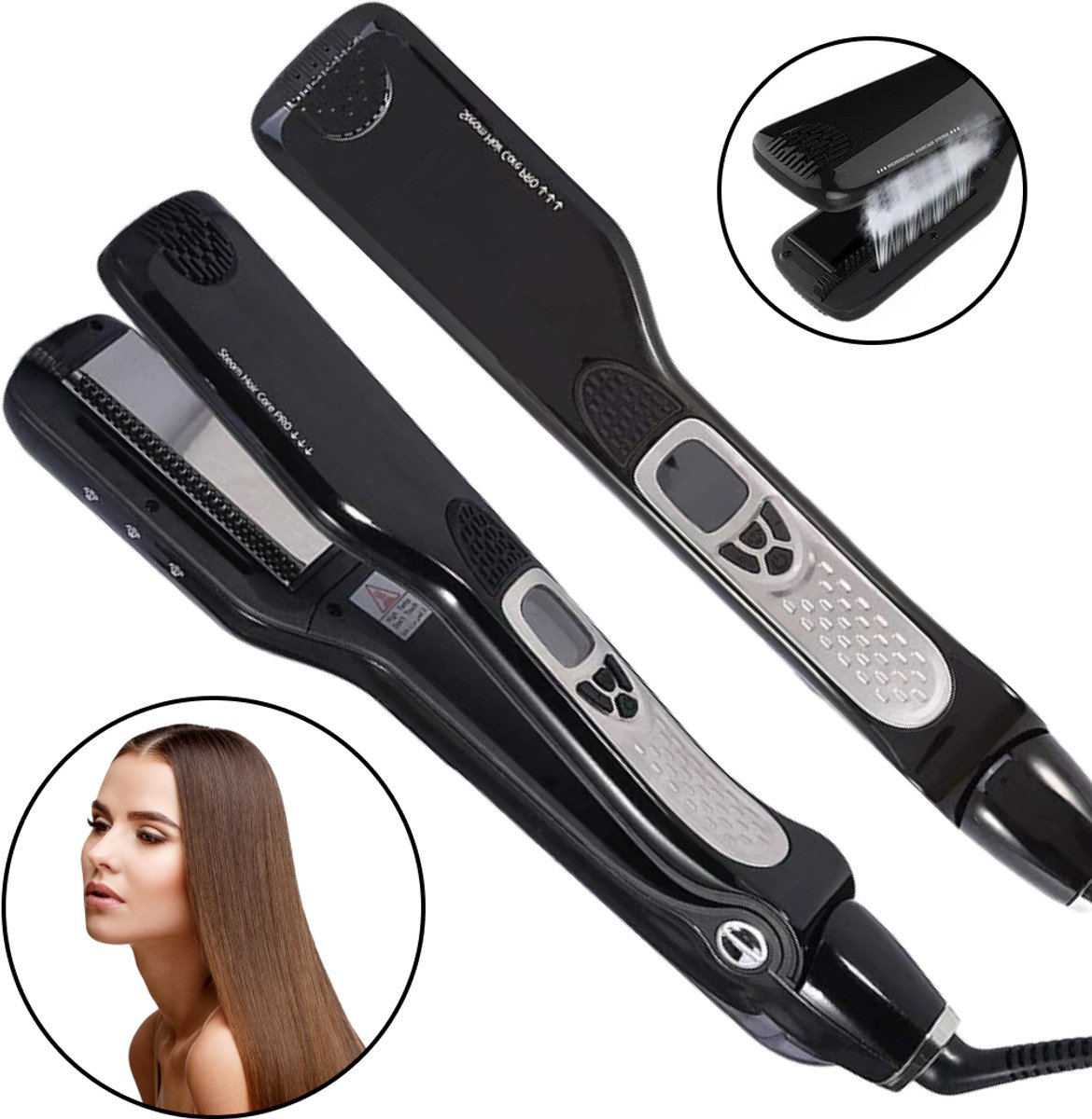 BALORS® Professionele Stoom Stijltang 5 in 1 met Stoomtechnologie - Product - €69,95