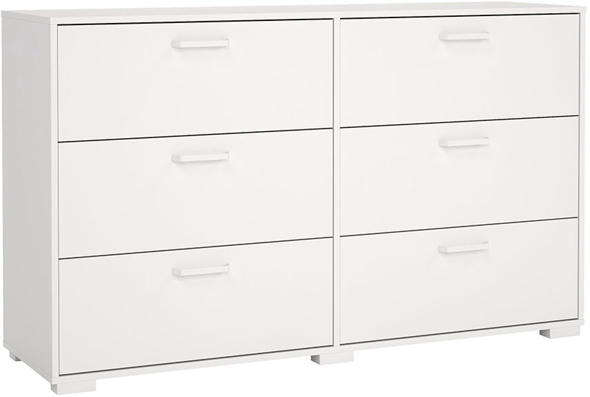 Sofia kommode 6 lades wit.