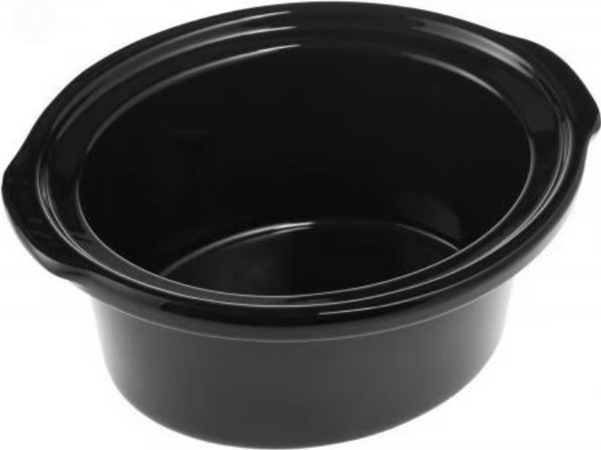 Afbeelding 3 van DHNS® Slowcooker met Timer - Keramische Binnenpan - Verschillende Temeperatuur Niveaus - Warmhoudfunctie - Zilver