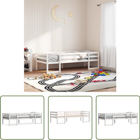 Kinderbedframe massief grenenhout 70x140 cm kopen