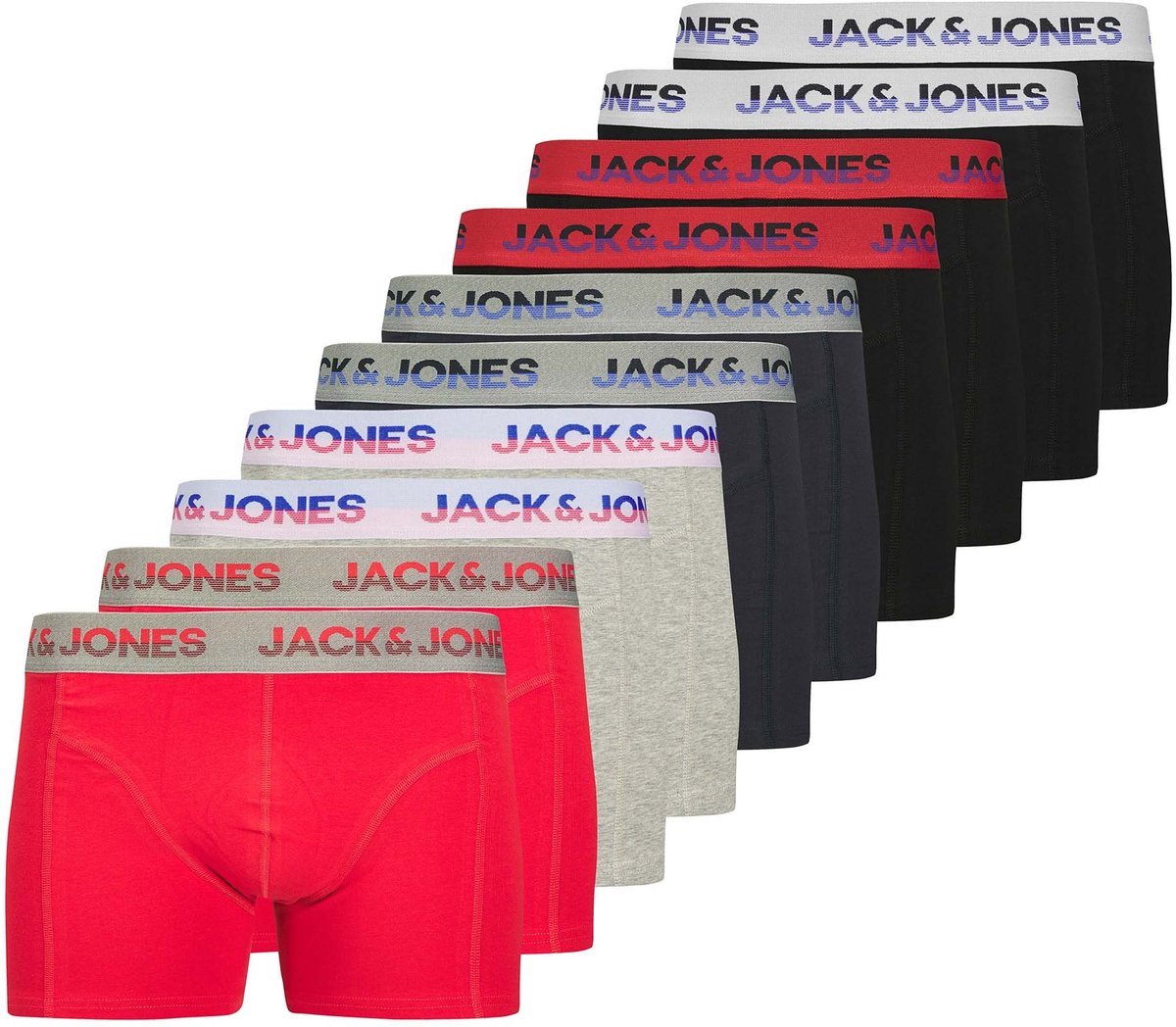 JACK&JONES - JACJADON SOLID TRUNKS 10 PACK - Heren - Onderbroeken