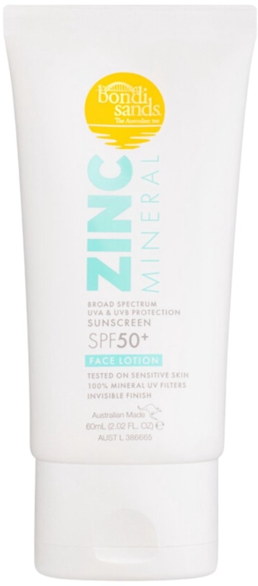 Bondi Sands Zinc Mineral Sunscreen Face Lotion SPF 50+ 60 ml
