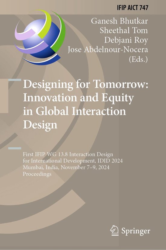 Springer Nature Proceedings Computer Science - Designing for ... - cover