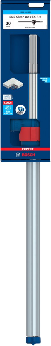 Bosch EXPERT SDS Clean max-8X hamerboorset 30 x 400 x 650