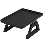 Plateau d'accoudoir Ceruzo - Bamboe - Zwart - 33x24 cm - Pliable - Antidérapant