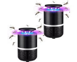 Home & Marker – 2 Stuks – Anti-Muggen LED Apparaat USB – Bionic Violet Wave Technologie – 20-50m² Dekking – Zwart – ANTIMOSQUITO