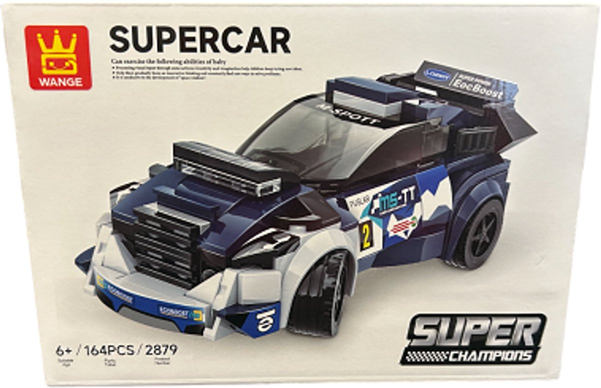 Wange supercar 2879 - EcoBoost raceauto - 164 pcs - 6+
