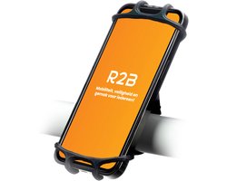 R2B Telefoonhouder Fiets Elastisch - Gsm Houder Fiets - Fietshouder - Fiets Telefoonhouder - Smartphone Houder Fiets - Fiets Accessoires - Phone Holder Bike