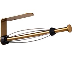 foto van ZWART!!!! Keukenrolhouder - Eenvoudig Scheuren - Onder Kast met Lijm of Schroef