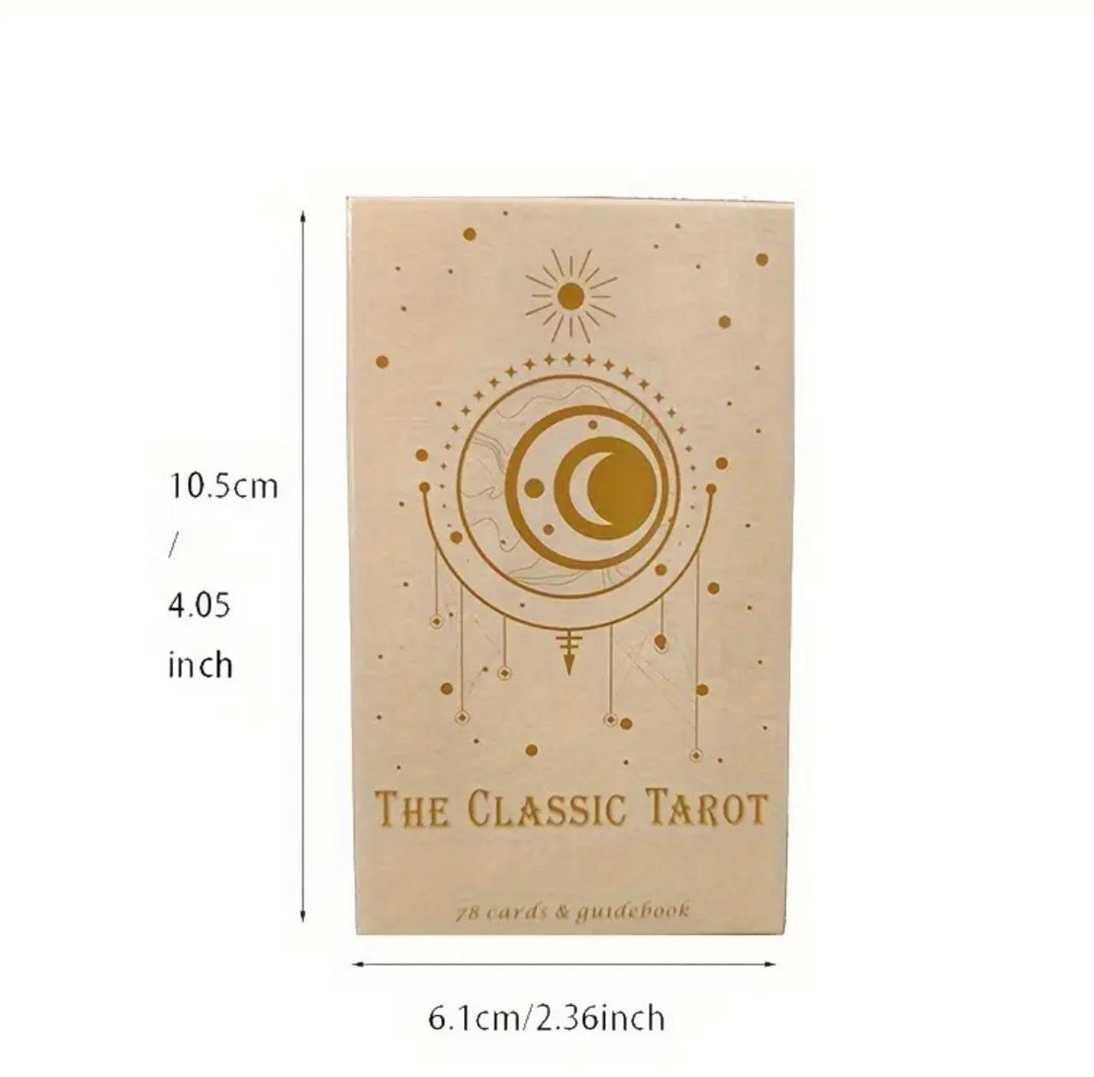 The Classic Tarot – 78 Kaarten met Gidsboekje – Tarotkaartenset voor Beginners & Verzamelaars – Spiritueel Cadeau - Engels — afbeelding 3
