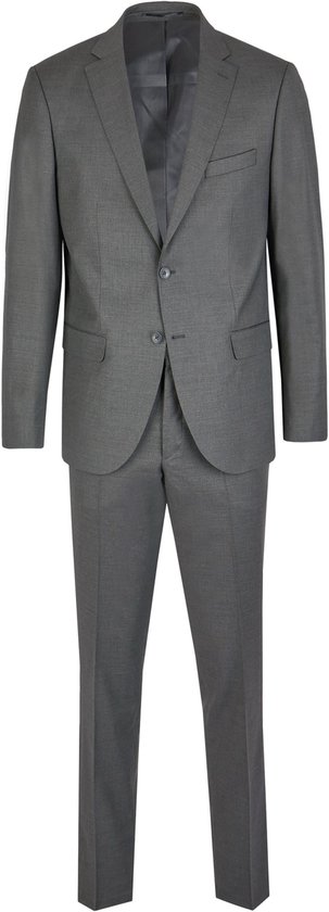 Heren Pak Herenpak, Slim Fit, één Knop, Effen Smoking, Aket