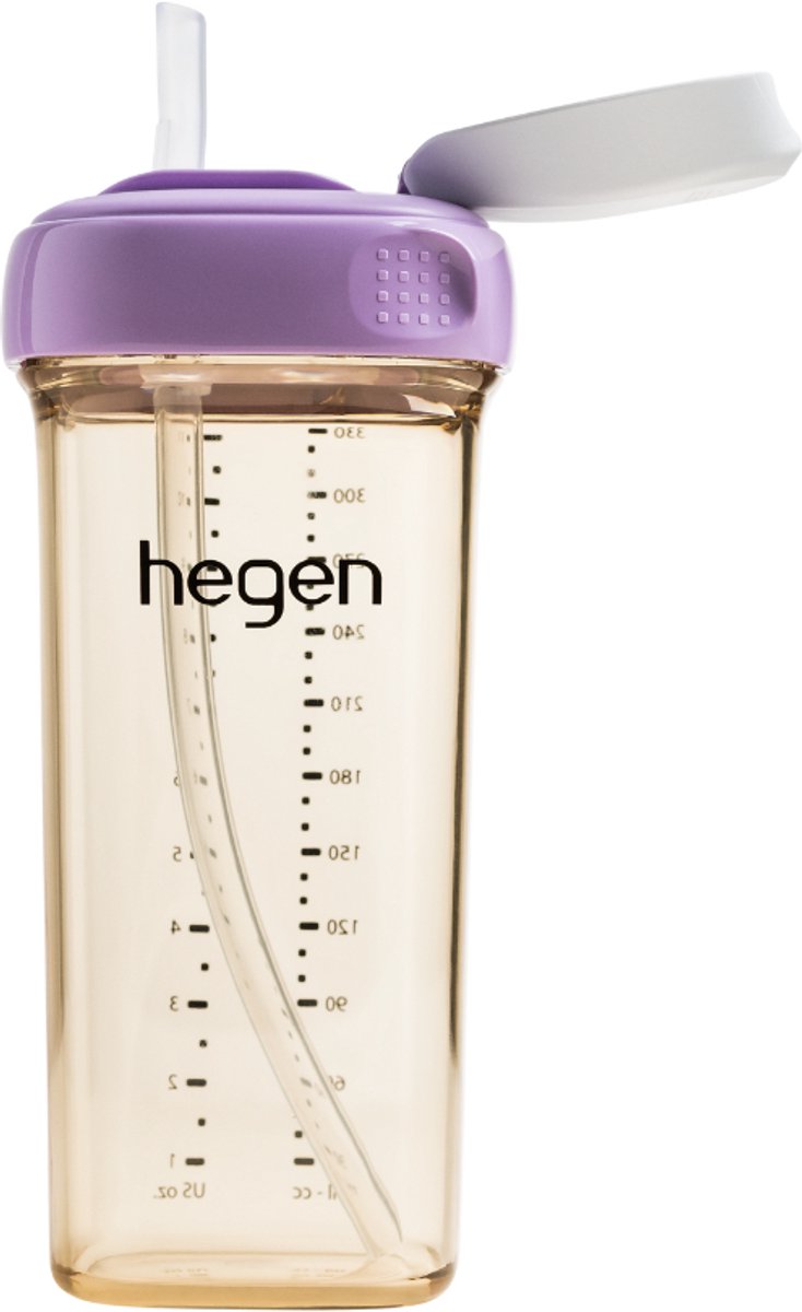 Hegen Rietjesbeker 330ml PPSU Paars