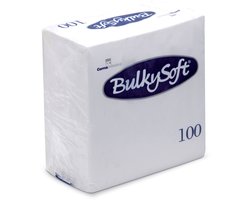 Servetten Bulkysoft - Servet - Luxe Servetten - Restaurant - Lunch - Dinner - cellulose - Servetten 2-laags 40x40 cm 100 stuks