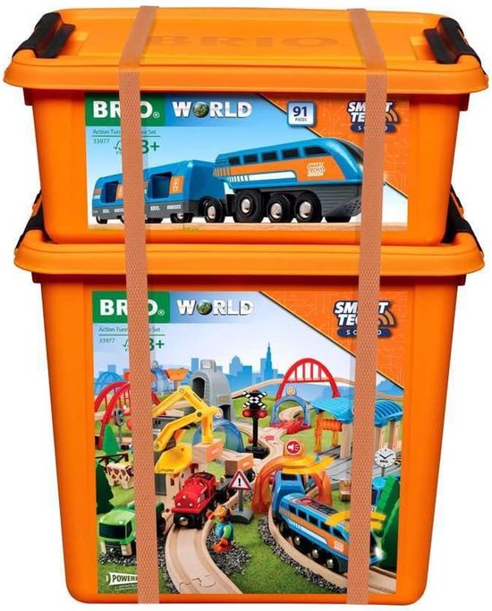 Brio World 33977 Smart Tech Sound Deluxe Treinset met Opnamefunctie | bol