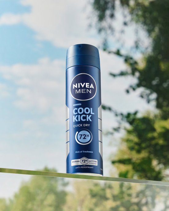 NIVEA MEN Cool Kick Déodorant Spray - 6 x 150 ml