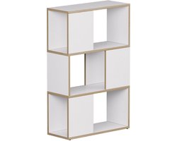 Vicco Eneos Ruimteverdeler – 60 x 94 cm Wit/eiken