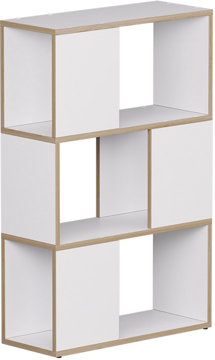 Vicco Eneos Ruimteverdeler – 60 x 94 cm Wit/eiken