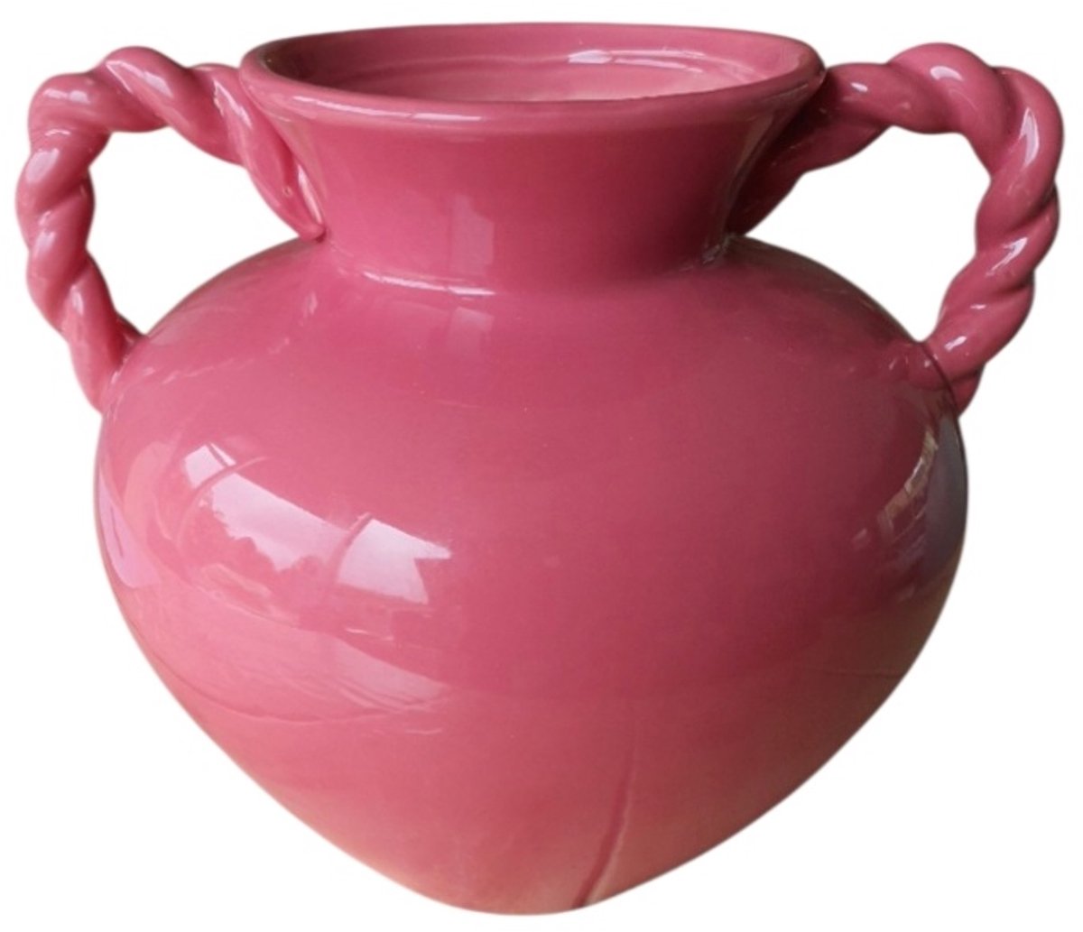 Mica Decorations Grace vaas roze L29xB24,5xH23,5cm