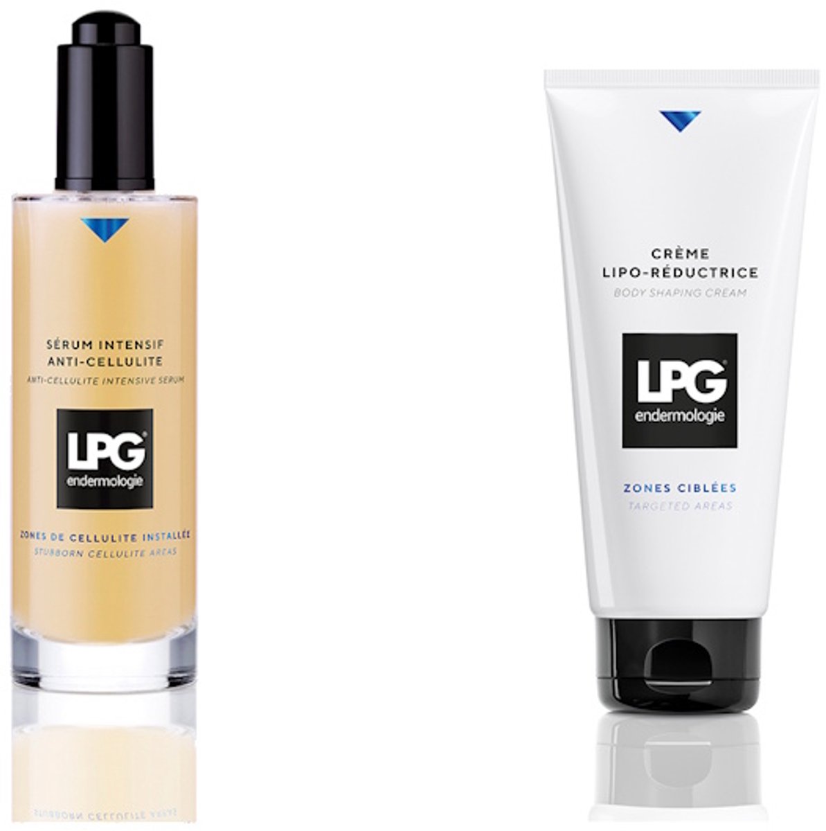 LPG - Endermologie - huidverzorging - anti-cellulite serum + lichaamscontour-crème - combipack - 1x100ml + 1x200 ml