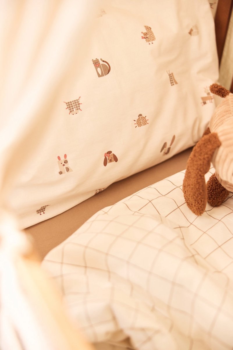 Jollein Hoeslaken Jersey 60x120cm Milky Coffee | Baby & Tiener Megastore